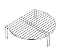 Griglia espandibile per Kamado Joe JR, griglia di espansione in acciaio inox per Minimax, piccole uova verdi e altre griglie per affumicatori