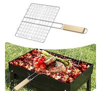 Griglia facile ribaltamento pesce barbecue griglia cestello meccanismo di blocca