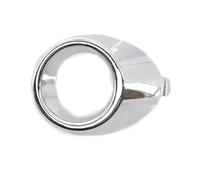 Griglia fendinebbia auto Accessori auto per paraurti anteriore sinistro/destro cromato Copri lampada fendinebbia Griglia griglia per Ford per Fiesta 2008-2012(Left)