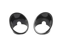 Griglia Fendinebbia Copertura Decorativa Per Fendinebbia Anteriore In ABS Per Auto Per Dodge Per Challenger 2009 2010 2011 2012 2013 2014 Accessori Esterni Griglia Paraurti(Carbon fiber grain)