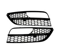 Griglia fendinebbia paraurti anteriore a nido d'ape compatibile con Audi A3 Standard 2012, 2013, 2014, 2015, 2016, accessori per auto.(Glossy Black)