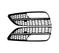 Griglia fendinebbia paraurti anteriore a nido d'ape compatibile con Audi A3 Standard 2012, 2013, 2014, 2015, 2016, accessori per auto.(Chrome Sliver)