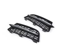 Griglia fendinebbia paraurti anteriore a nido d'ape compatibile con Serie 1 F20 F21 M-Sport 2011 2012 2013 2014 2015 Coprilampada 51118053803(Silver line)