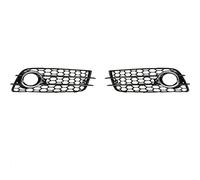 Griglia fendinebbia Paraurti anteriore auto fendinebbia lampada griglia griglia copertura maglia a nido d'ape esagonale, for Audi, for A4 B8 S-Lines S4 2008-2012 8K0807681C 8K0807682C(Chrome)