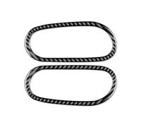 Griglia Fendinebbia Per Mercedes Per Smart 453 Per Fortwo Per Forfour Auto Afront Fendinebbia Adesivo Decorativo In Fibra Di Carbonio Accessori Auto (Color : Black carbon)