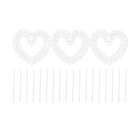 Griglia floreale a forma di cuore, inserto per composizioni floreali, supporto per bouquet con supporto flessibile, materiale in gomma morbida, strumento per esposizione floreale con design romantico