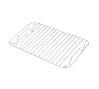 Griglia for barbecue da esterno, griglia for vapore, barbecue da campeggio in acciaio inox, padella for barbecue, scola carne, griglia anti-scottatura Per Campeggio(Large size)