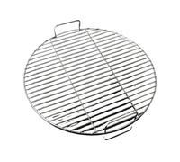 Griglia for barbecue rotonda in acciaio inox 304 for uso alimentare, griglia a maglie metalliche con due manici da 5, cm, compatibile for un pratico(Handle 31CM)