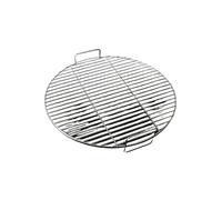 Griglia for barbecue rotonda in acciaio inox 304 for uso alimentare, griglia a maglie metalliche con due manici da 5, cm, compatibile for un pratico(Handle 33CM)