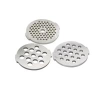 Griglia For Tritacarne Da 54 Mm, Disco N. 5, Piastra For Tritacarne In Acciaio Inox, Compatibile Con Moulinex, HV2 HV4 HV6 HV8 HV9 AA141 DKA1 ME405 620 DR7, Compatibile Con KRUPS,(3pcs 3-5.5-7.5mm)