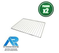 GRIGLIA FORNO ARISTON INDESIT ACCIAIO 44,7 x 36,5 cm C00081578 X2PEZZI ORIGINALE