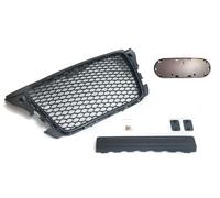 Griglia Frontale Nera Sport Con Emblema E Supporto Targa Compatibile Con Audi