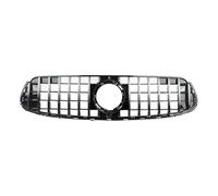 Griglia frontale Per Benz Per GLC W253/X253 GLC300 GLC350 GLC43 2020 + Accessori Auto Chrome + Nero Per GTR Stile Griglia Anteriore Paraurti Griglia
