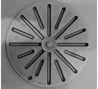 GRIGLIA GHISA CIRCOLARE d 25 cm.STUFA A LEGNA LINCAR MONELLA 174/175 cod 401.171