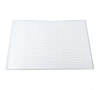 Griglia giapponese coreana in acciaio inox per barbecue, adatta per il fuoco di carne, pesce, verdure in campeggio e attività all'aperto (60 x 40 cm)