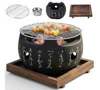 Griglia giapponese piccola Griglia per yakitori con rete e base Barbecue portatile da interno per yakiniku Yakitori Robata giapponese, per, Iwatani, grigl