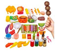 Griglia Giocattolo,Da Cucina Educativi Completi E Colorati | Set Gioco Di Simulazione Barbecue Giocattolo | Adatto a Piccoli Alunni 'Asilo e Scuola Materna Maschi e Femmine e alla Figlia