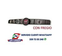 GRIGLIA GRIGIO SCURO CON CORNICE GRIGIA + FREGIO FIAT BRAVO DAL 2007