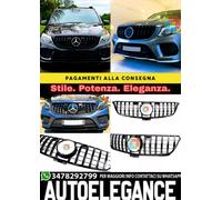 Griglia GTR Nero Lucido ADATTA Mercedes GLE Class W166 15-19 PANAMERICANA