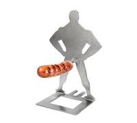 Griglia Hot Dog - Supporto in Acciaio Antiruggine a Forma | Porta Salsicce Divertente da BBQ,per Giardino Picnic Campeggio Festa Spiaggia Cucina Carne Verdura Frutta Pollo