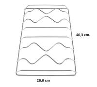 Griglia in acciaio 2 fuochi per cucina Smeg White Westinghouse cm 40,3 X 26,6