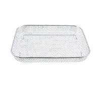 Griglia in acciaio inossidabile Cestello antiaderente Mesh Basket Air Tray Wire Rack Torrefazione Per Forno Griglia di Filo Torrefazione Kit di Accessori Aria
