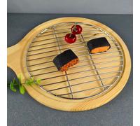 Griglia in Acciaio Inossidabile Rete Per Barbecue Tappetino Rotonda