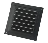 Griglia in acciaio inox, 15 x 15 cm, copertura per la circolazione dell'aria, griglia di protezione, griglia di ventilazione, per una maggiore efficienza HVAC e gestione del flusso d'aria (1 pezzo
