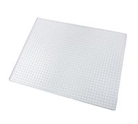 Griglia in acciaio inox per barbecue, griglia in rete metallica, funziona su affumicatore, pellet, gas, griglia a carbone, per campeggio, barbecue all'aperto (50 x 38 cm)