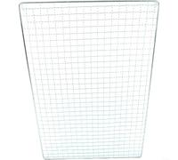 Griglia in acciaio inox per barbecue, griglia in rete metallica, funziona su affumicatore, pellet, gas, griglia a carbone, per campeggio, barbecue all'aperto (40 x 25 cm)