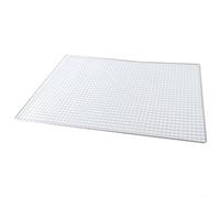 Griglia in acciaio inox per barbecue, griglia in rete metallica, funziona su affumicatore, pellet, gas, griglia a carbone, per campeggio, barbecue all'aperto (telaio a 3,4 cm, 60 x 40 cm)