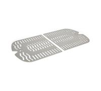 Grillrost.com Das Original Griglie in Acciaio Inox Inox per Weber Traveler | Lavabili in lavastoviglie - Set di 2 metà