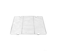 Griglia in acciaio inox resistente a forma di griglia per barbecue, resistente al calore, per griglia a pellet, 41 x 20,5 cm (S)