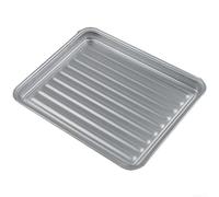 Griglia in acciaio inox resistente per forni a microonde compatibile con modelli Midea M3-l233b X3-233a, color argento, per grigliare e riscaldare facilmente i pasti ad alta temperatura (23-25 L)