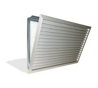 GRIGLIA IN ALLUMINIO CON FILTRO AD ALETTE FISSE PASSO 20 mm VARIE MISURE