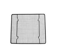 Griglia in filo di ferro, vassoio raffreddamento for torte, cibo, cucina, acciaio inossidabile, for pizza, pane, barbecue, biscotti, porta, scaffale, utensili Per Grigliare Carne(26x23cm)