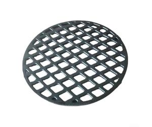 Griglia in ghisa, 30 cm, rotonda, con fori per supporto centrale dinamico, accessorio per cucinare all'aperto