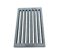 Griglia in Ghisa Caduta Cenere per Camini, Stufe a Legna e Focolari - 26x16 cm - Cod. GA260160 Rettangolare per Aerazione e Raccolta Cenere