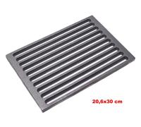 Griglia in ghisa 30x20,6x1 cm per camino stufa barbecue fondello per cenere