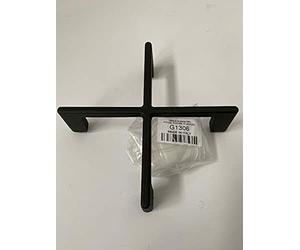 Griglia in ghisa Foster smaltata ruvida completa di 4 gommini 1 fuoco 195 x 145