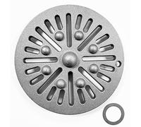 Griglia in ghisa originale DAN SKAN SKAN con anello scorrevole, parte superiore della griglia vibrante