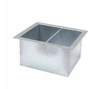 Griglia in ghisa per camino 20,5x31,5x1 cm e cassetto raccogli cenere h 14 cm