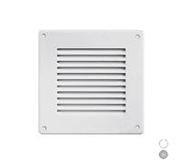 Griglia in Metallo da Sovrapporre con Rete L 140 x H 140 mm First Bianco
