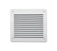 Griglia in metallo da sovrapporre con rete l. 193 x h. 165 mm alluminio bianco