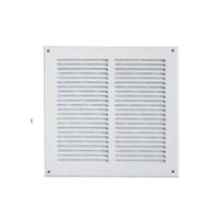 GRIGLIA IN METALLO DA SOVRAPPORRE CON RETE L. 240 X H. 240 MM Bianco FIRST
