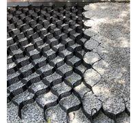 Griglia in plastica larga 510 cm per vialetti, controllo erosione, stabilizzazione bidirezionale dei pendii (profondità 10 cm, 4 x 5 m) paesaggio pesante