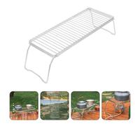 Griglia Inox Brace Portatile Grill Acciaio Inossidabile Rack Barbecue