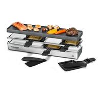 Griglia interna Rommelsbacher RC 800 4 persone 795 W Nero/Argento