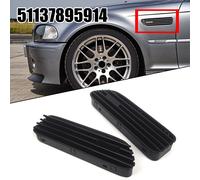 Griglia laterale nera facile installazione sfiato compatibile con per BMW E46 pe