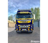 Griglia Luce Barra C + Jumbo Punti x4 + Passo Pastiglia + Lato LED Per volvo